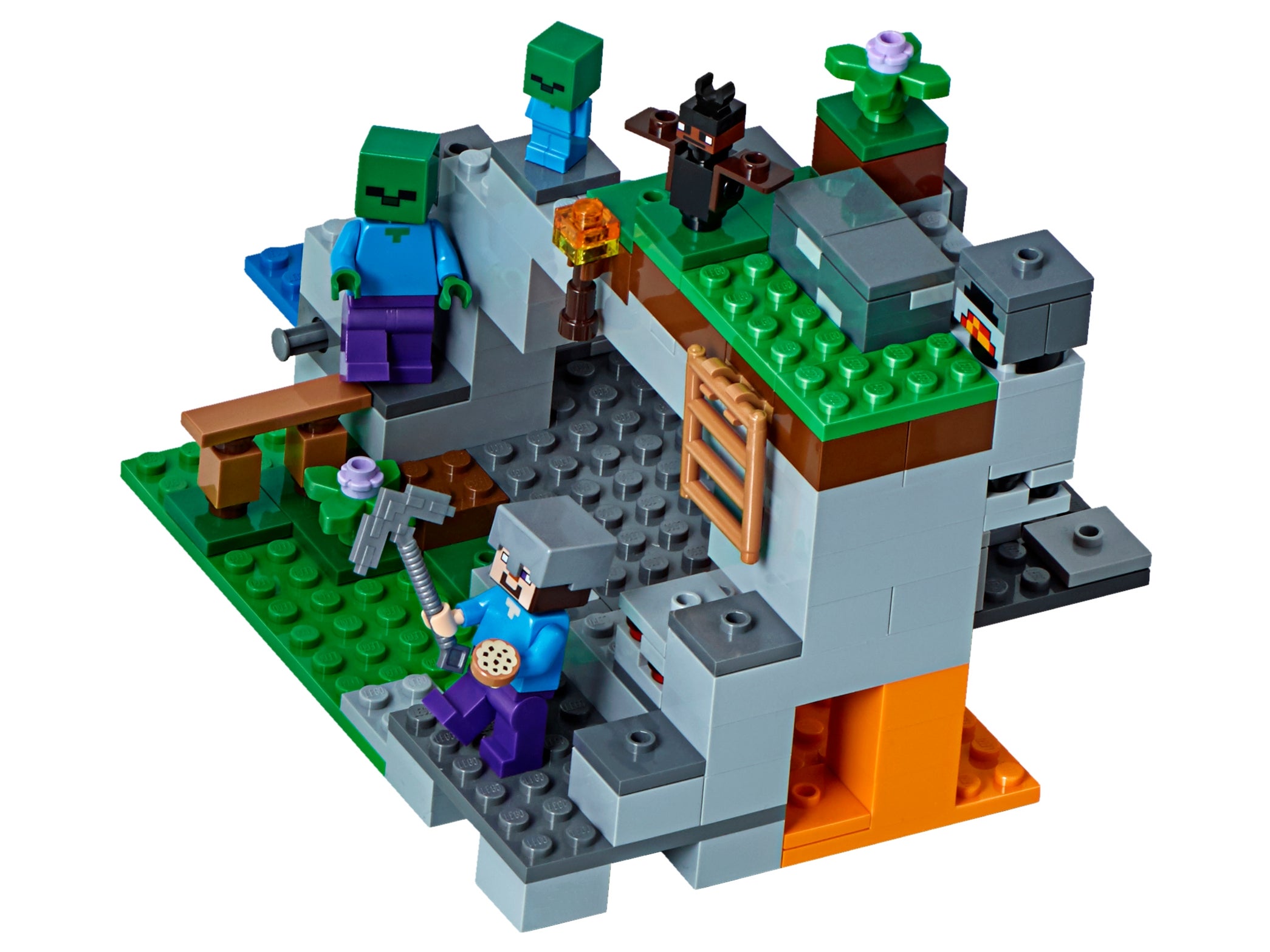LEGO The Zombie Cave Minecraft for sale online 21141